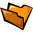 Folder Tangerine Icon